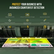 Kolibri Kolibri Bill Counter: 1,200 bills per min, advanced counterfeit detection, set up in minutes