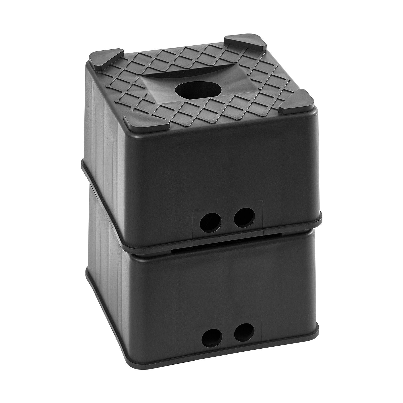 Heavy Duty RV Leveling Blocks,6 " Trailer Jack Stands with 6000 lbs Capacity,Camper Leveling Blocks for Travel Trailers,5th Wheels,Motorhomes,2 Pack