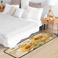 thumbnail image 5 of CURLYOOT Vintage Sunflower Runner Rug 2'x6' Washable Kitchen Runner Rug Indoor Non Slip Laundry Rugs Floor Carpet for Hallway Kitchen Entryway Bedroom Living Room, 5 of 9