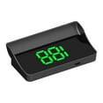 thumbnail image 2 of MERIGLARE Car HUD Head Meter Display Digital Speed Time Auto Multifunctional Modern for Trucks Buses Green MP H, 2 of 7