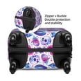 thumbnail image 4 of Lsque crystal Skull record lips Printed Luggage Cover, Travel Luggage Protector,Scratch and Dirt Resistant, Fits 18-32 Inch Luggage - Large, 4 of 9