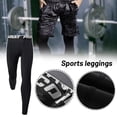 thumbnail image 2 of LUVCLS Mallas de entrenamiento para hombre, capa base de compresión, pantalones deportivos para gimnasio ☆ Entrenamiento, 2 of 6