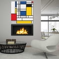 thumbnail image 6 of Epic Art 'Mondrian NFT2' by Epic Portfolio, Acrylic Glass Wall Art, 36"x36", 6 of 8