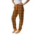 thumbnail image 6 of Hearthz Plaid Pajama Pants for Women Drawstring Elastic Cuffs Pajama Bottoms Women Winter Soft Lightweight Women's Sleep Pants with Pocket, 6 of 6