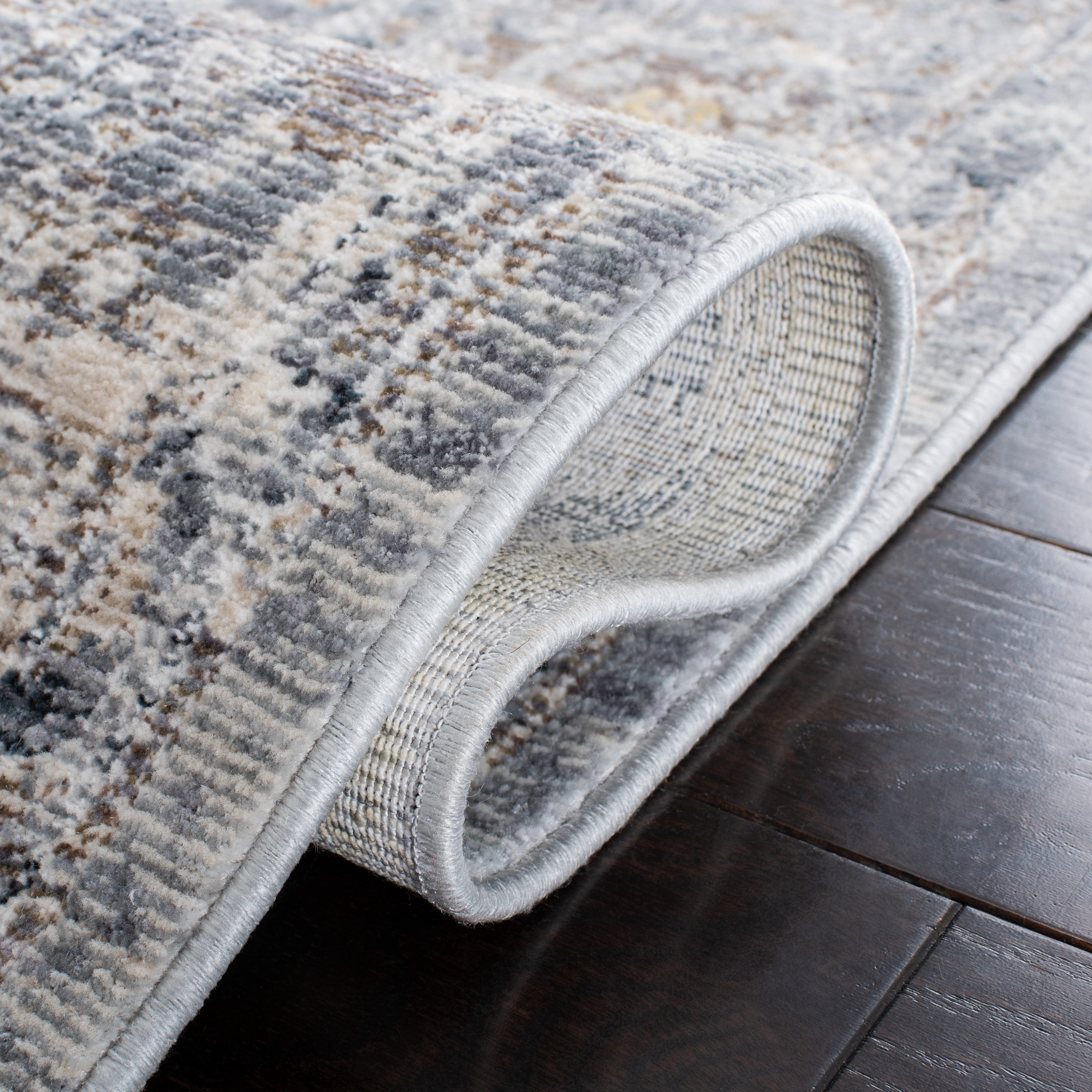 Safavieh History Keiran Distressed Area Rug, Light Gray/Gold, 4' x 6'