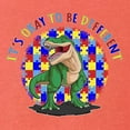 thumbnail image 6 of Wild Bobby Its Okay to Be Different | Dinosaur Autism Awareness Unisex Hoodie Sweatshirt, 6 of 6