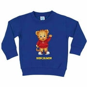 Personalized Daniel Tiger's Neighborhood Hello Daniel Toddler Boy Royal Blue Pullover Sweatshirt