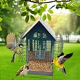 thumbnail image 2 of PRETXORVE Bird Feeder, Bird Feeder Suitable for Outdoor Hanging Metal Outdoor Bird Feeder Decoration, 2 of 8