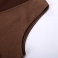 thumbnail image 4 of newwalpole Baby Girls Faux Suede Tassel Vest Western Cowgirls Fringe Waistcoat Hippie Cardigan Jacket(Brown,6-12 Months), 4 of 8