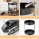 thumbnail image 5 of Organizador de platos Giratorios de 2 niveles, Organizador de Cocina, Estante para Especias Giratorio para Cocina, Frigorífico, Despensa, Armario, Mesa, Encimera, Metal acero, 25,8 cm, 5 of 8