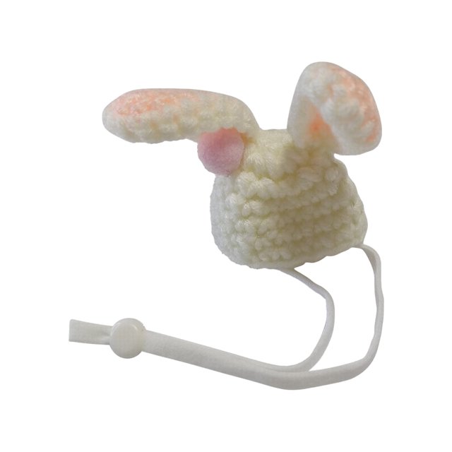 Hámster Sombrero Mini Pequeños Animales Sombrero con Correa Ajustable de punto a mano Rana Arco Iris Zanahoria Tiny Sombreros para Cerdo Reptil Navidad Fiesta Ropa Disfraz