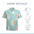 thumbnail image 7 of High Quality Hawaiian Shirts for Men Short Sleeve Aloha Beach Shirt Floral Summer Casual Button Down Shirts Blouses NI8K4G, 7 of 7