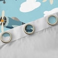 thumbnail image 4 of Castle Fairy Kids Cartoon Plane Black Out Curtains,Transportation Theme Curtains Pack of 2 (42x63 Each),Kawaii Airplane Bedroom Curtains,Lightweight Room Decor, 4 of 6