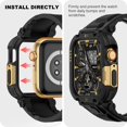 thumbnail image 4 of Pulseras de reloj compatibles con XYF para Apple Watch 45/44/42 mm con funda, 4 of 7