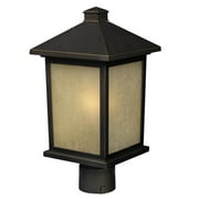 Z-Lite 507PHM-ORB Outdoor Post Light Tinted Seedy