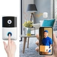 thumbnail image 2 of CHUANK Smart Doorbell Camera Wireless  Remote Video Doorbell Intelligent Visual Chime 65° Wide Angle Night Vision Monitoring Security Door Doorbell for Home, 2 of 8