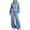 Light Blue, variant on Enjoytime Winter Sets for Women Solid Color Long Sleeve Turtleneck Sweatshirt Drawstring Pants 2 Piece Outfits 2025 Fashion Casual Sweatsuits Beige M