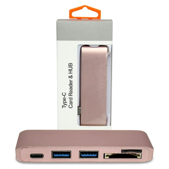 ULTIMAXX USB 3.0 TYPE-C HUB-ROSE