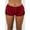 Red, variant on Tejiojio Fall Clearance Womens Lace Elastic Out High Waist Leggings Tight Sports Casual Yoga Short Pants