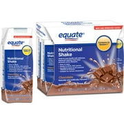 Equate Chocolate Nutritional Shake, 8 FL OZ, 6 Count