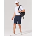 thumbnail image 5 of COOFANDY Men's Summer Beach Casual Shorts Lightweight Flat Front Golf Shorts with Pockets, 5 of 6