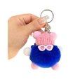 thumbnail image 1 of Llavero de peluche de conejo de peluche con forma de muñeca de dibujos animados, accesorio decorativo para bolso o coche, regalo de apoyo emocional., 1 of 8