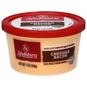 Shullsburg Creamery Bacon Cheddar Spreadable Cheese Spread, 7 oz, Tub, Refrigerated
