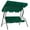 Green, variant on vidaXL Patio Swing Chair Outdoor Bench with Canopy and Cushion Swing Seat