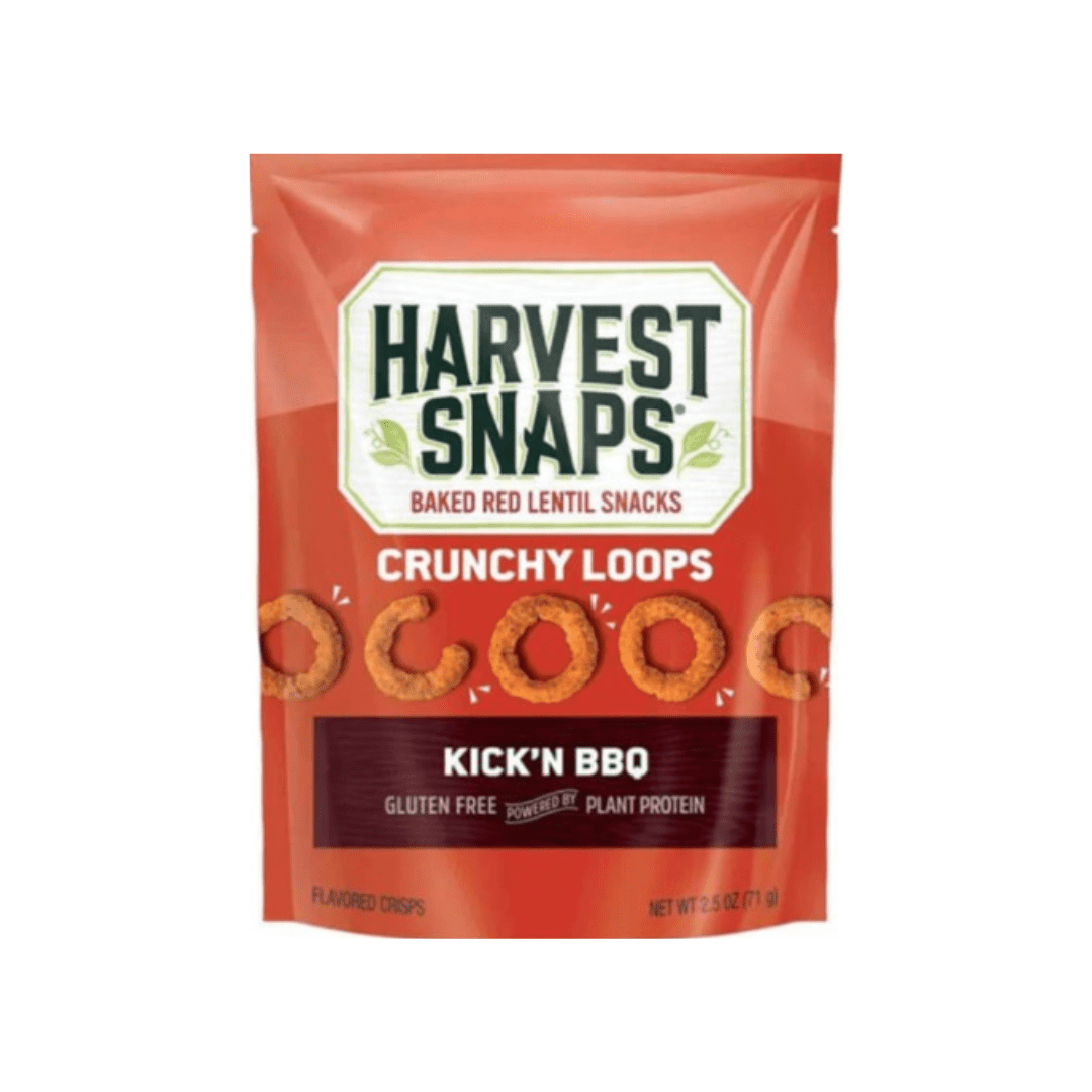 Harvest Snaps Veggie Crisps Variety Pack 4 Count – Original  2.5oz & Zesty Ranch 3.3oz – Gluten Free, Plant Based Protein, Baked Snack, Non-GMO, Crunchy Healthy Snack Chips