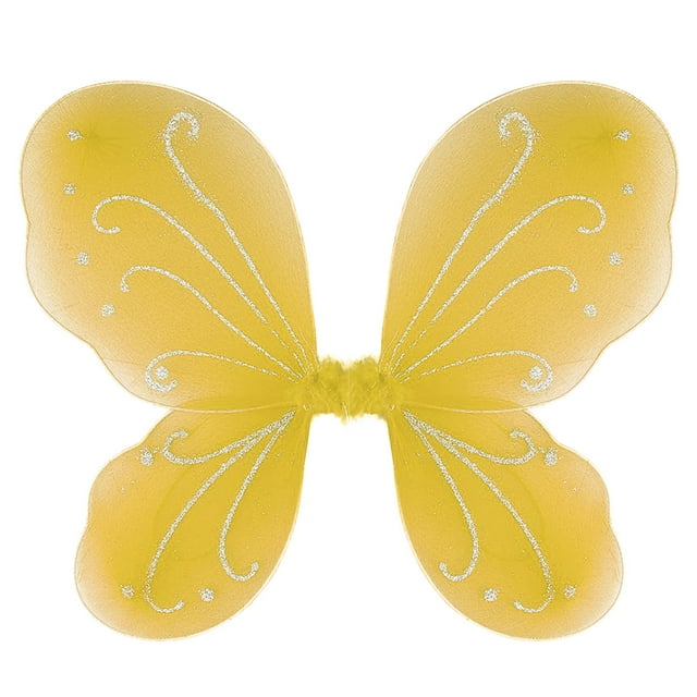 Enfants Filles Ange Étincelant Transparent avec Sangles Élastiques pour Jouets de Fête Déguisée