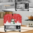 thumbnail image 5 of FOR U DESIGNS Snowmen Snowflake Pattern Microwave Oven Cover Foldable Machine Protector Decorative Dustproof Protections for Toaster Oven Christmas Decoration Accessories-S, 5 of 8