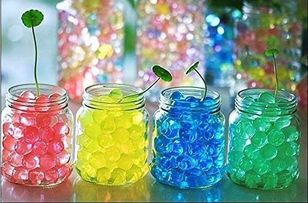 Water Beads for Vases Yellow 10x10g Bag Yellow Water Beads for Plants Non  Toxic Yellow Wedding Decor Vase Filler Soak Water Gel Beads 8hrs In Water