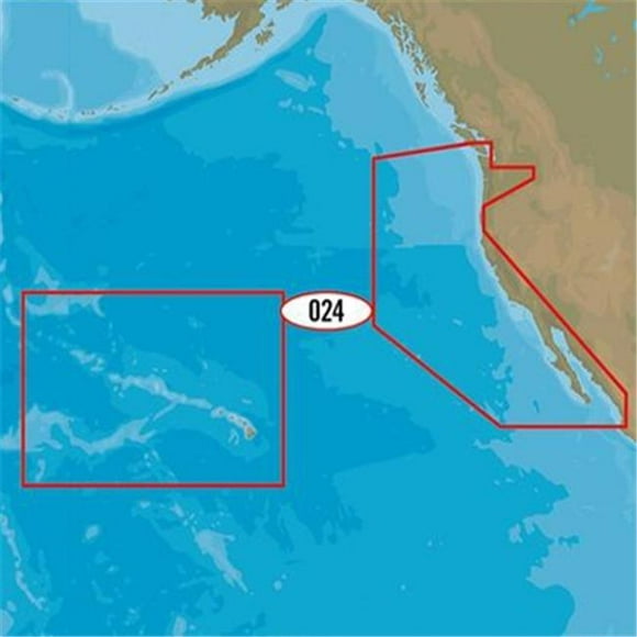 C-MAP CMAP-M-NA-D024-MS 4D US West Coast & Hawaii