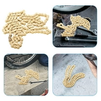 LEORX Dirt Bike Levers Motorcycle Chain Metal Golden 1Pack 17.29X0.39X0.35in