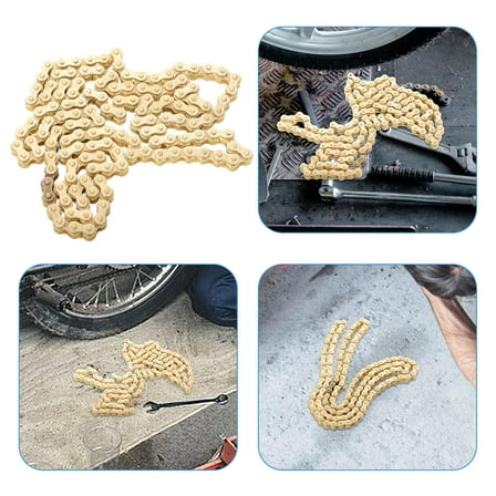 LEORX Dirt Bike Levers Motorcycle Chain Metal Golden 1Pack 17.29X0.39X0.35in