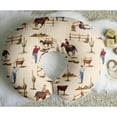 thumbnail image 3 of Sweet Jojo Designs Wild West Cowboy Brown Red Blue Nursing Pillow Cover Case (Pillow Not Included) (Pillow NOT Included), 3 of 5