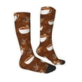 thumbnail image 3 of Balery Sloths Need More Coffee Printed Novelty Socks Men's Women's Crew Socks Sports Socks Knee High Socks Cotton Socks Quirky and Cool Socks, 3 of 9