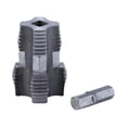 thumbnail image 1 of Electric drill, compatible PVC pipe threader, PVC thread maker, tool, pipe thread tap, pipe threader, accessory 1 X wire opener, 1 of 5