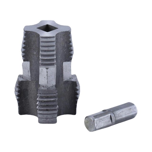 Electric drill, compatible PVC pipe threader, PVC thread maker, tool, pipe thread tap, pipe threader, accessory 1 X wire opener