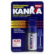 Professional Strength Kank-A Mouth Pain Liquid By Blistex - 0.33 Oz (9 Ml), 2 Pack