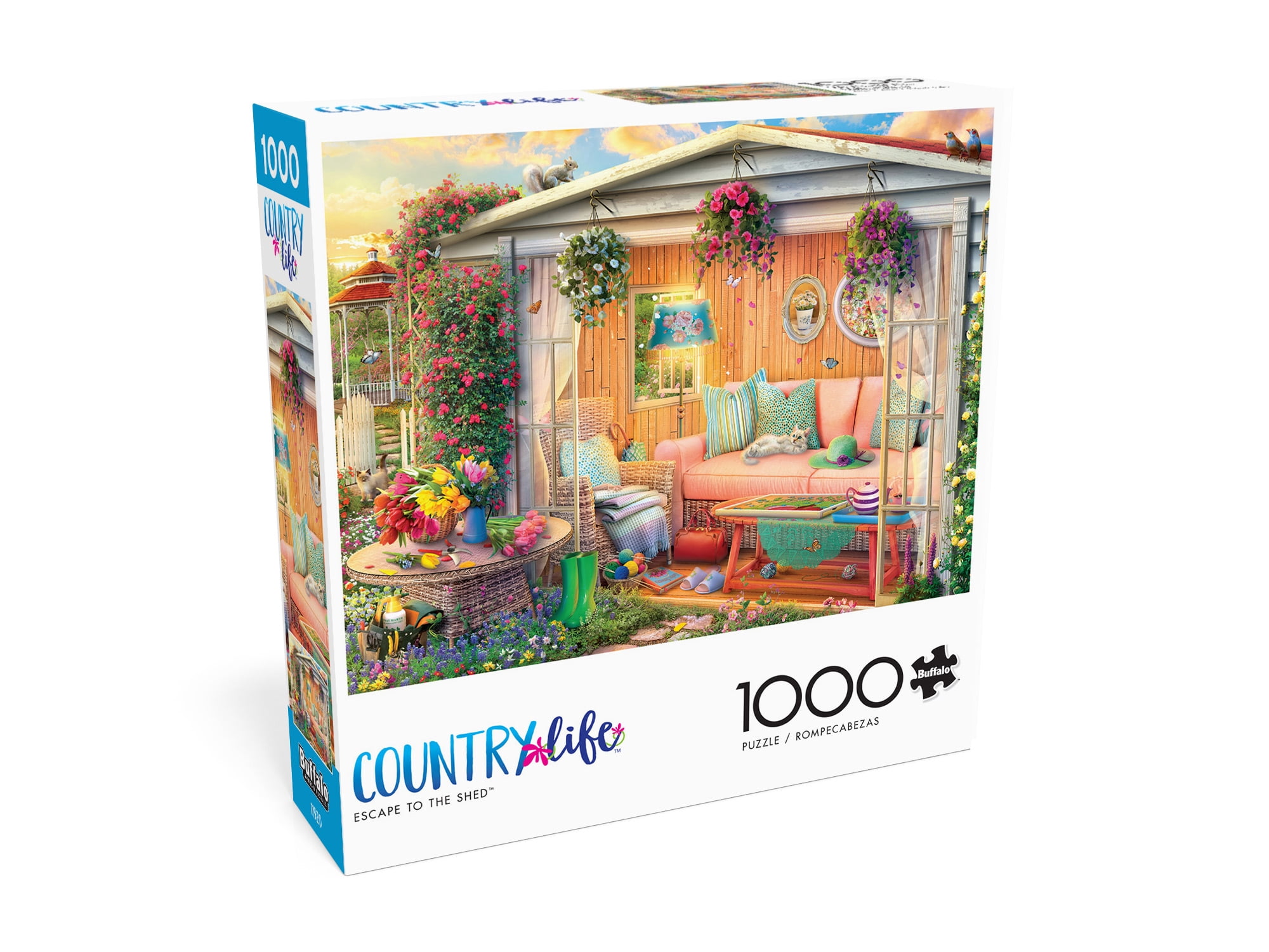 Buffalo Games 1000-Piece Country Escape to the Shed Jigsaw Puzzle
