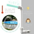 thumbnail image 5 of Pool Fountain - Glow-in-the-dark, Adjustable Threaded Interface, Cool Warm Pool Waterfall Sprinkler, Return Jets, Swimming Pool Supplies, 5 of 8