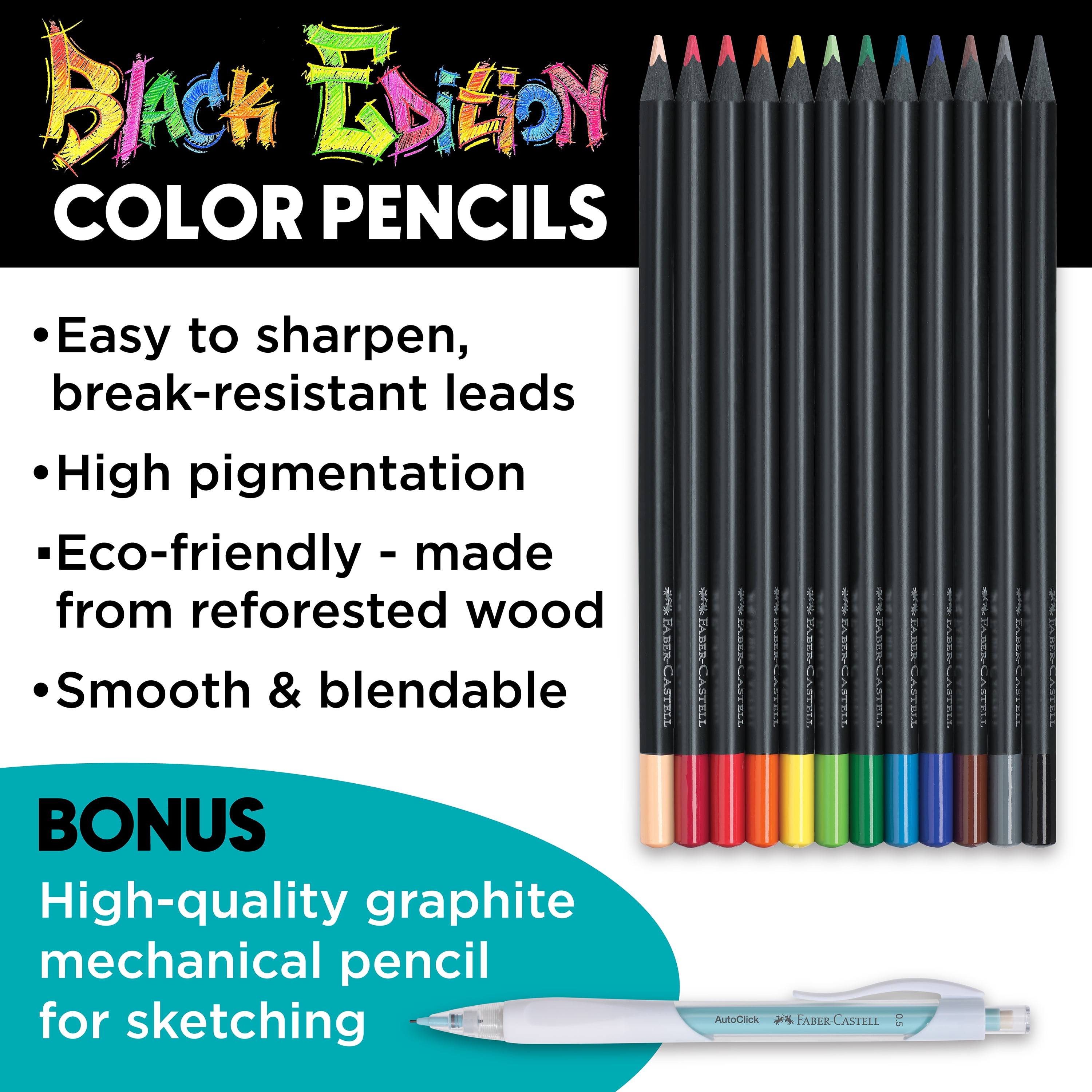 Faber-Castell Anime Drawing Kit - Japanese Adventures Edition Easter Basket Filler | Step-by-Step Instruction Book & Supplies