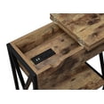 thumbnail image 5 of Convenience Concepts Tucson Flip Top End Table with Charging Station and Shelf, Barnwood/Black, 5 of 5