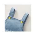 thumbnail image 4 of hirigin Infant Baby Girl Boy Jumpsuit, Solid Color Sleeveless Suspender Pants Toddler Kids Overalls with Pockets, 4 of 8