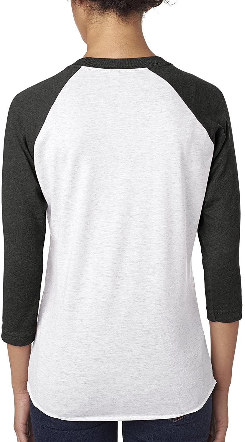Mens Clementine Tri-Blend 3/4-Sleeve Raglan Tee