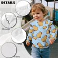 thumbnail image 6 of Uorisanigo Cute Capybara Kids Long Sleeve Sweatshirt Crew Neck Pullover Sweater Ruffled Shoulders Design, Fall Winter Spring Clothes Sweaters Shirts Size 1-2, 6 of 7