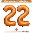 thumbnail image 2 of Globo numérico LVMOQIQIU, naranja, 22 x 40 pulgadas, para cumpleaños, boda, 2 of 6