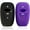 black and purple, variant on Dobrev Keyless Remote Smart Key Case Colorful Skin Protector Entry Fob Cover for 2019-2020 Subaru Forester, Impreza, Outback, WRX, BRZ, XV Crosstrek 4 Button (Black and Purple)