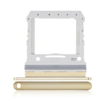 Replacement Single Sim Card Tray Compatible For Samsung Galaxy Z Flip 4G (F700) (Mirror Gold)